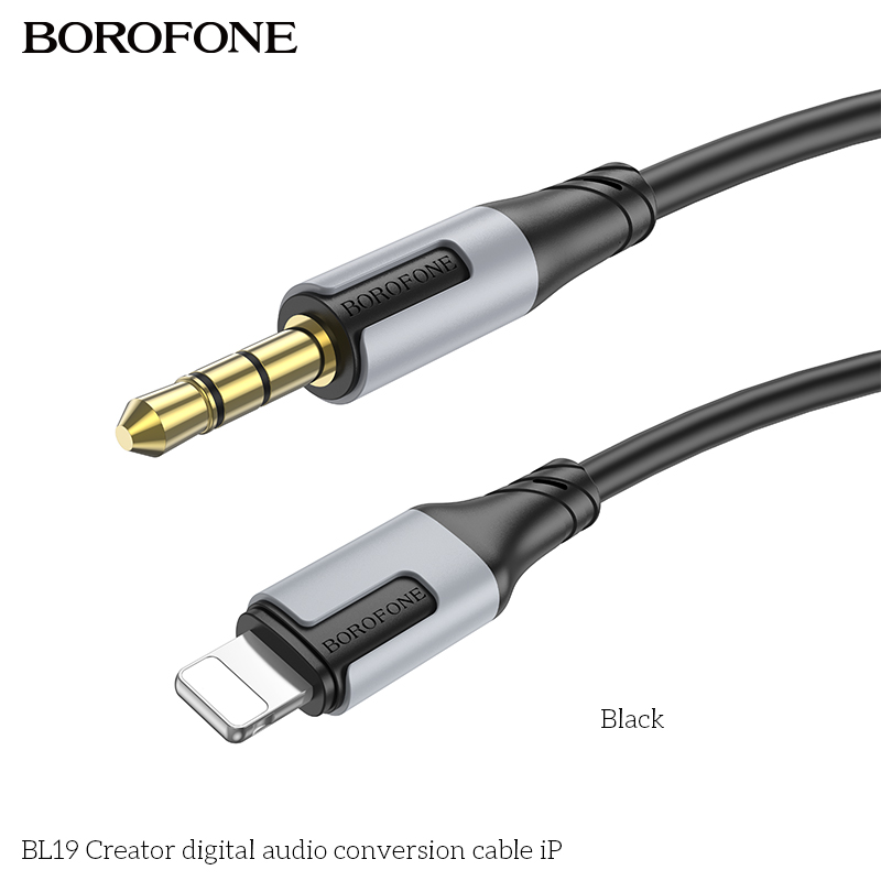 BOROFONE BL19 Creator Lightning to 3.5 mm audio cable NZ 2